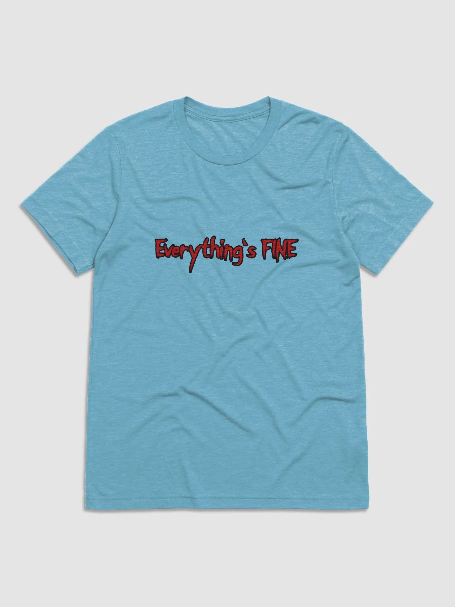 Everything's FINE Bella+Canvas Triblend Short Sleeve T-Shirt product image (11)