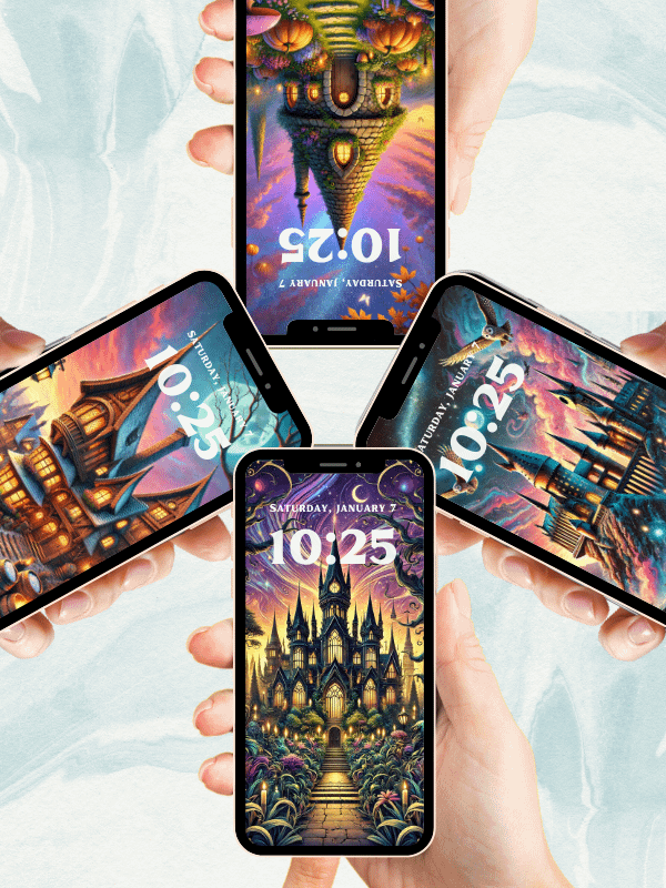Harry Potter Super Fantasy Illustration Phone Wallpaper Bundle I 4K Quality Bundle product image (4)