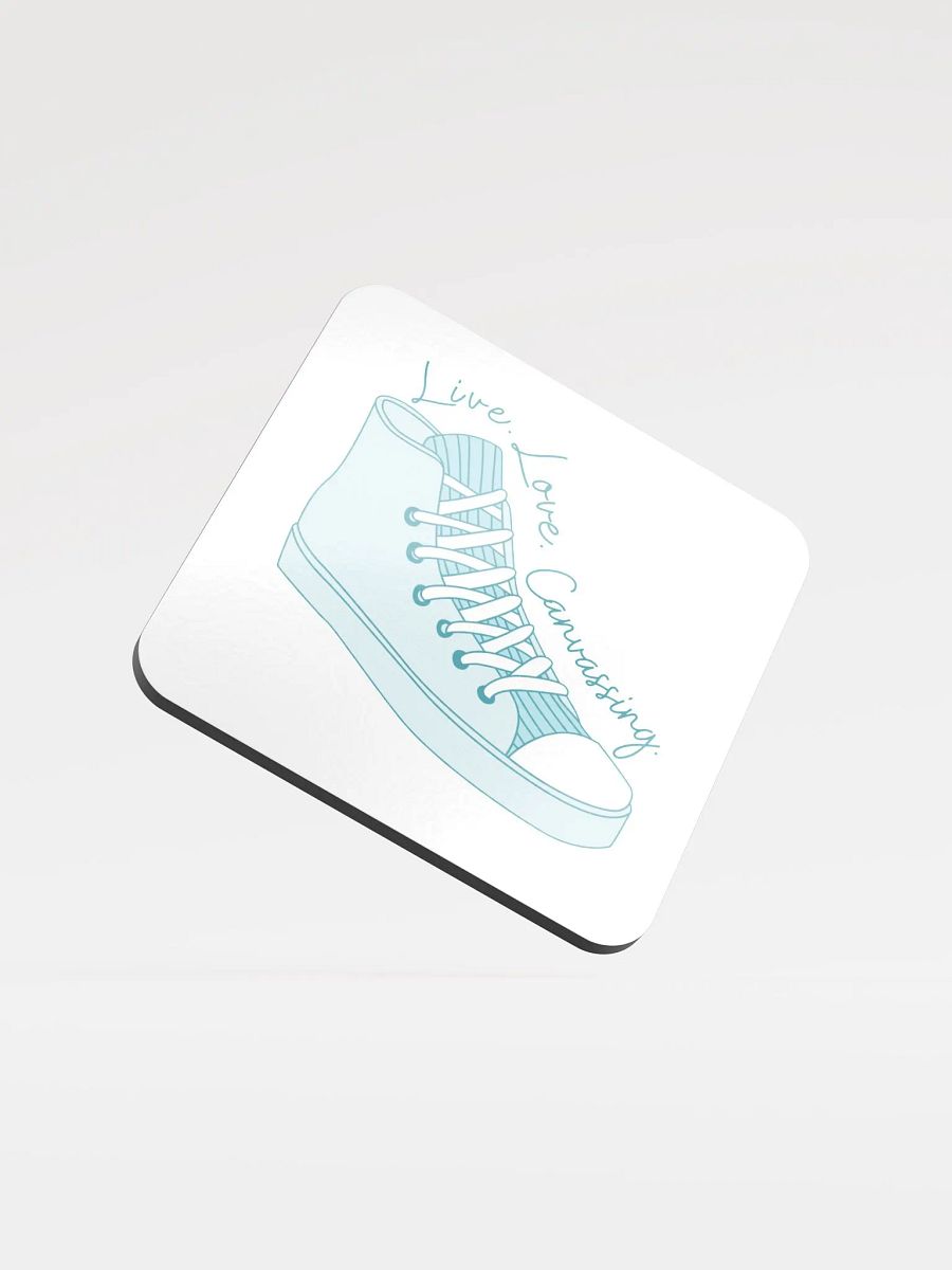 Live Love Canvassing Sneaker Coaster product image (1)