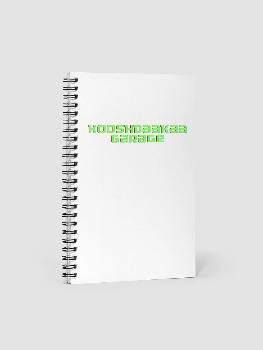 Kooshdaakaa Garage Notebook product image (1)