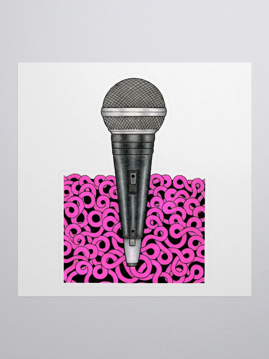 Mic Check sticker product image (1)