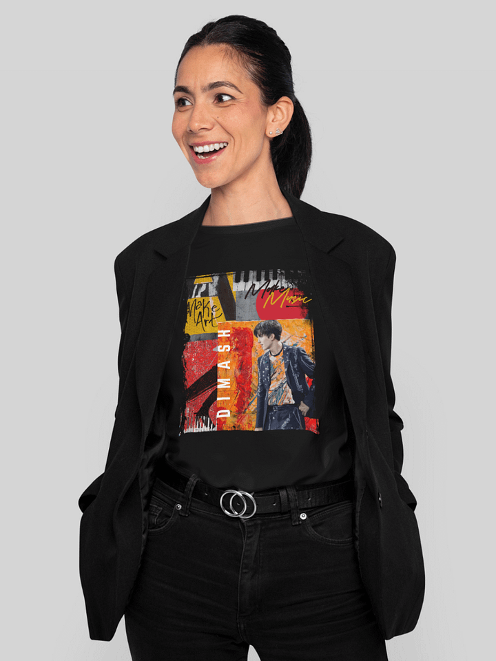 Singer From Kazakhstan Bella Canva T-Shirt Unisex product image (19)