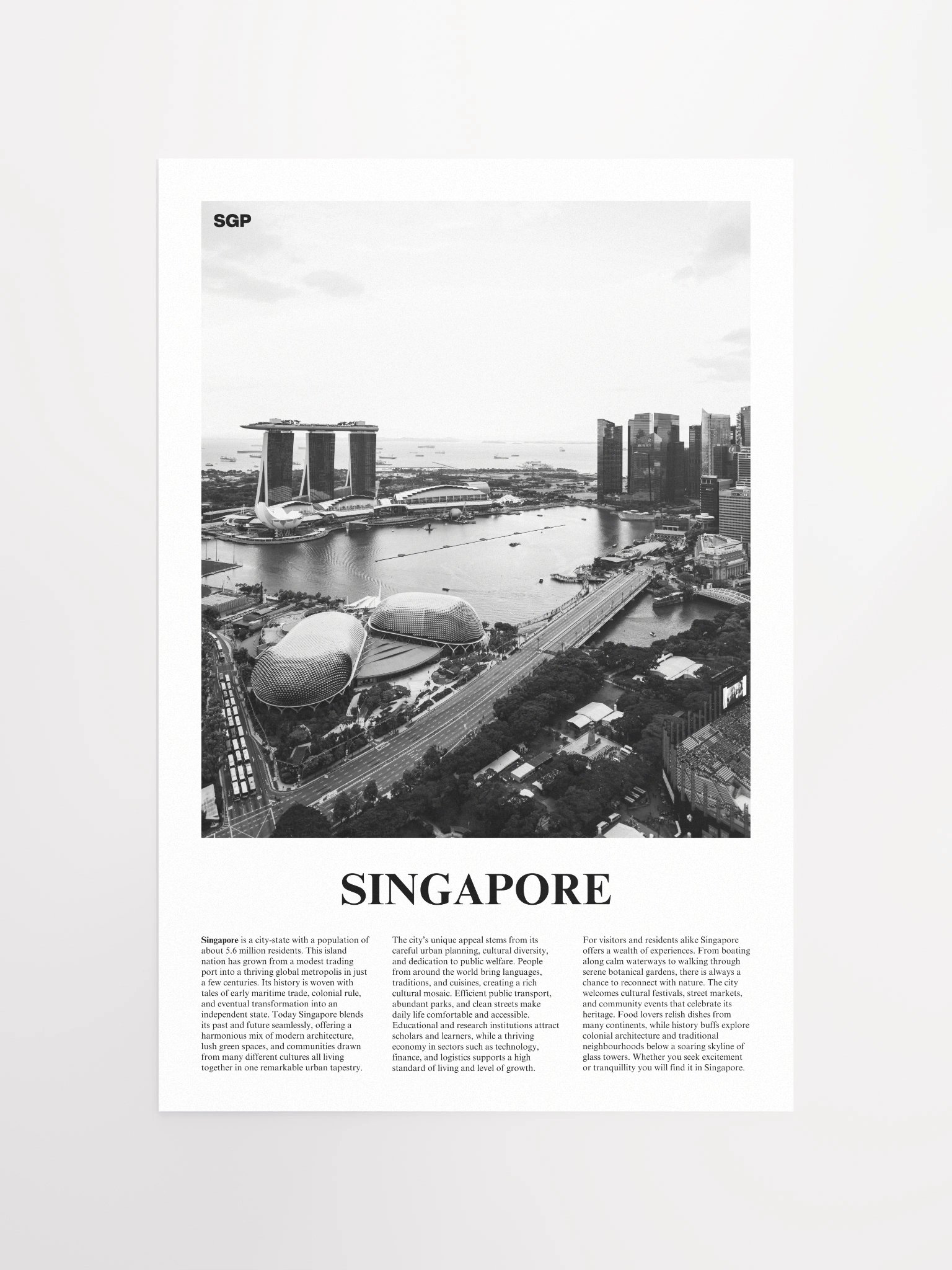 Singapore 01 Newspaper Poster product image (5)