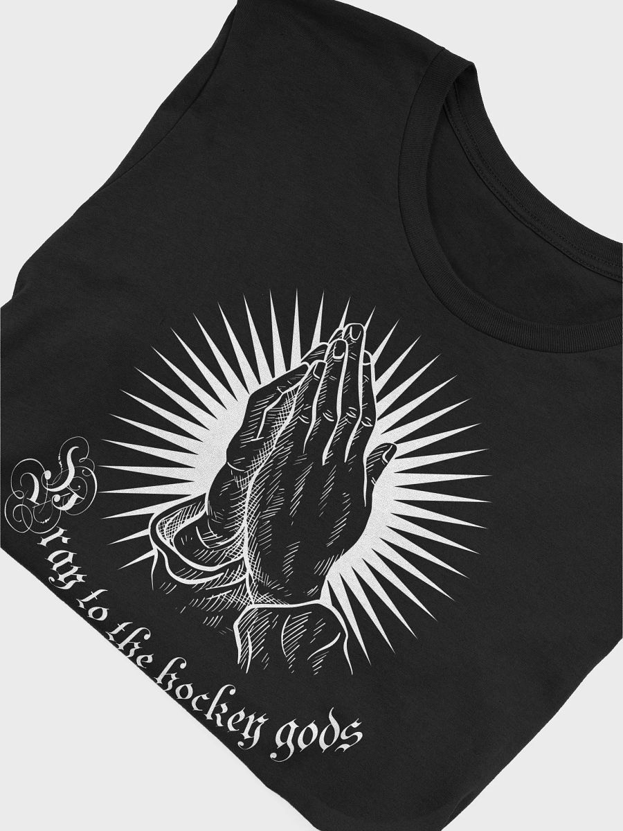 Funny Hockey T-Shirt – Pray to the Hockey Gods – Beer League Hockey Shirt for Men – Gift for Hockey Players & Superstitious Puck Lovers product image (6)