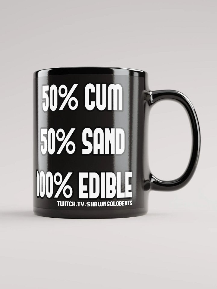 Cum Sand Black Glossy Mug product image (1)