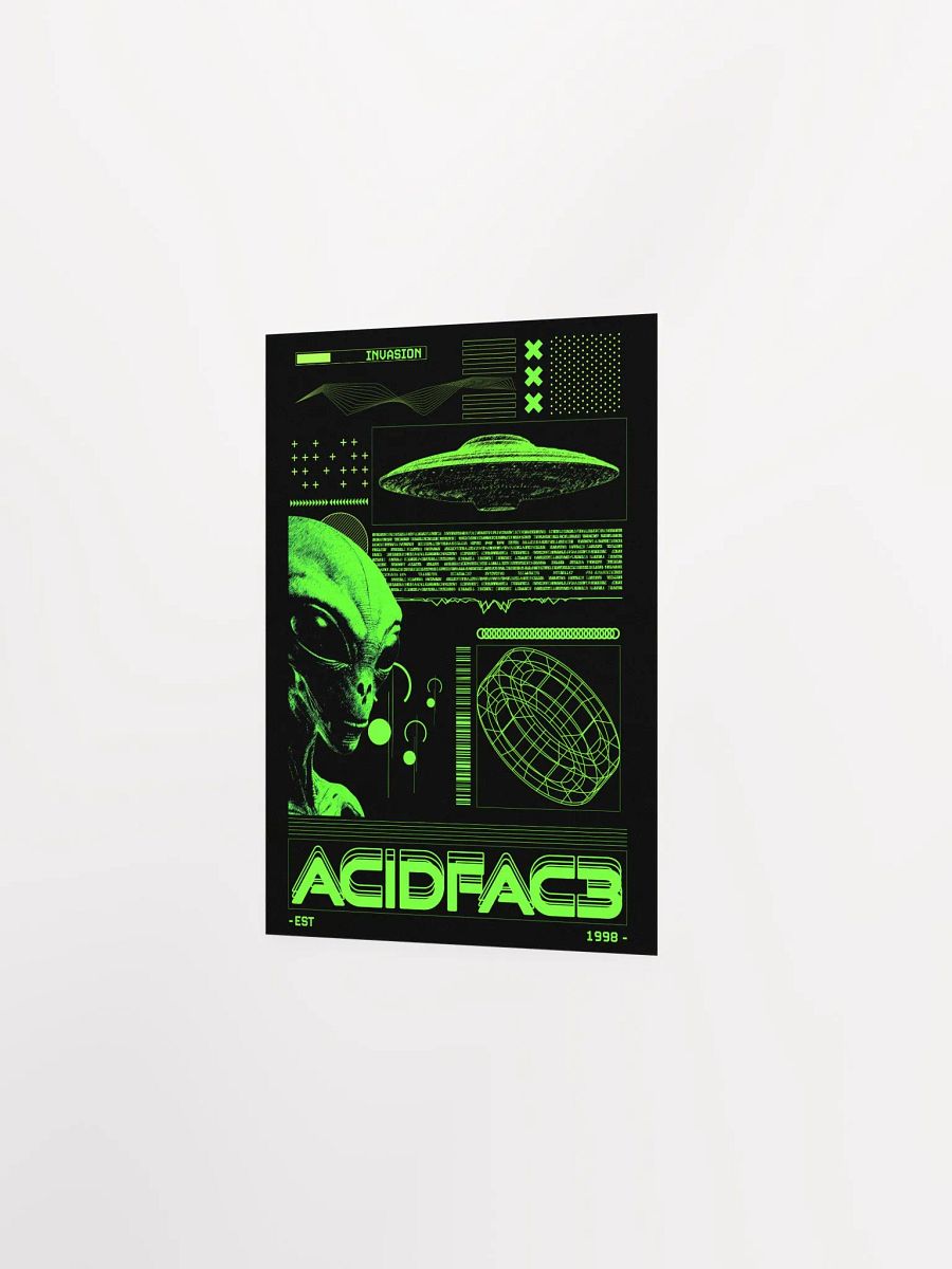 Acidfac3 alien future retro poster product image (21)