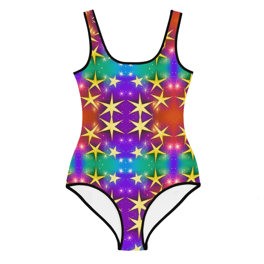 Reach for the Stars: All-Over Print Youth Swimsuit product image (5)