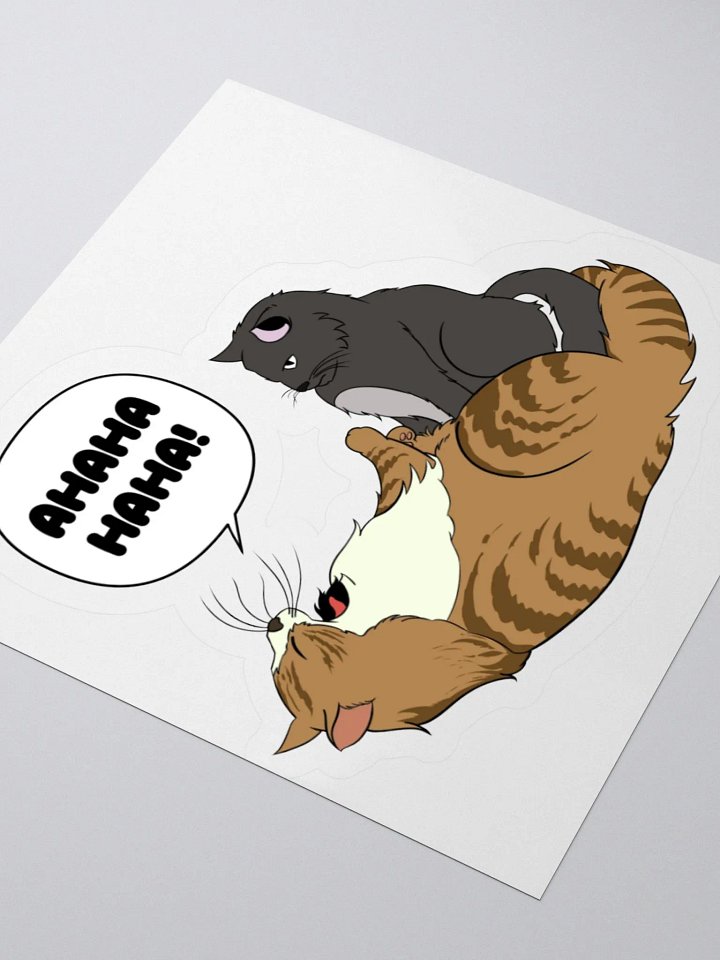 AHAHA Cat - Stickers product image (2)