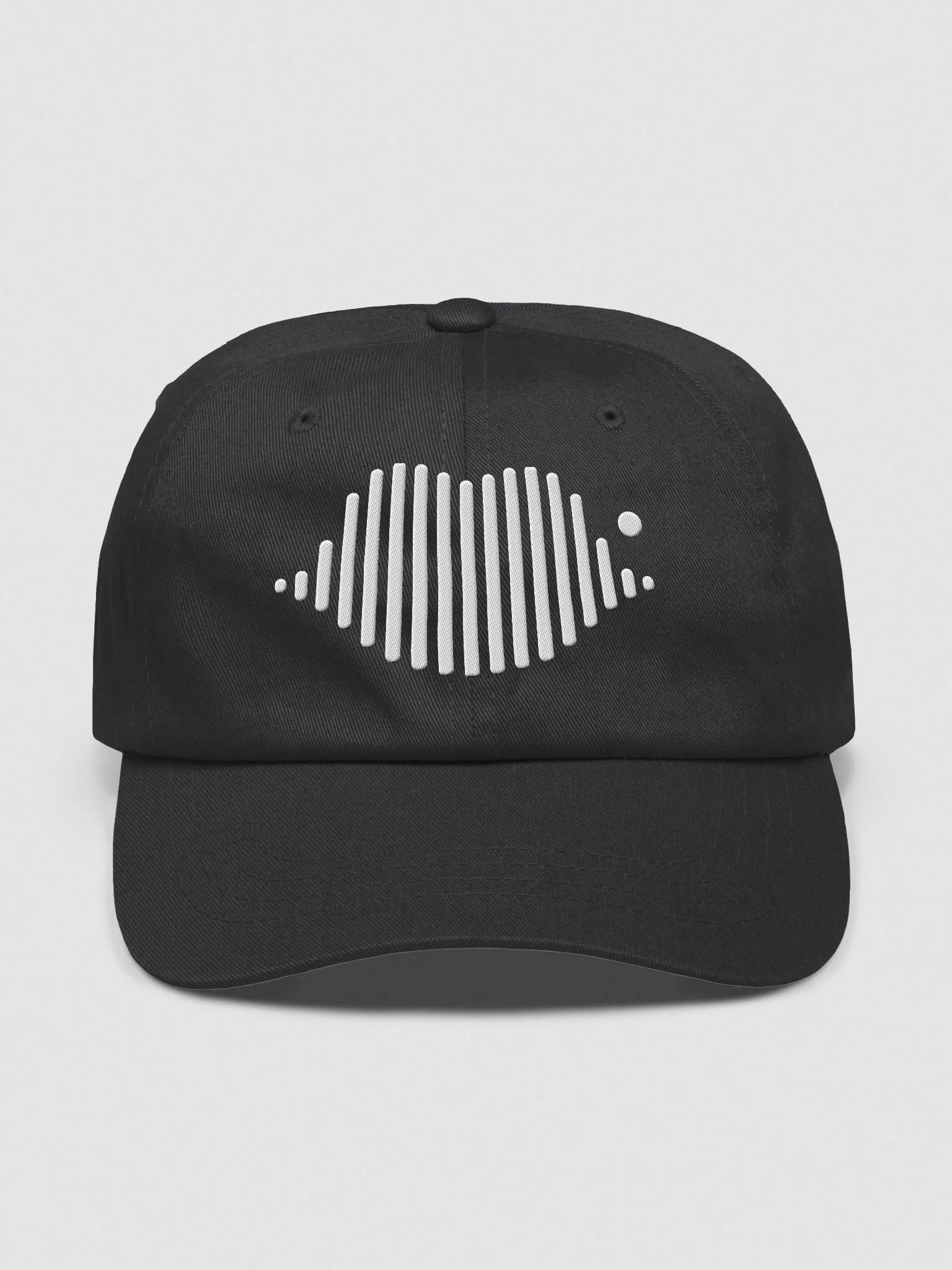 Under Covers Audio Embroidered White Lips Baseball Hat product image (1)