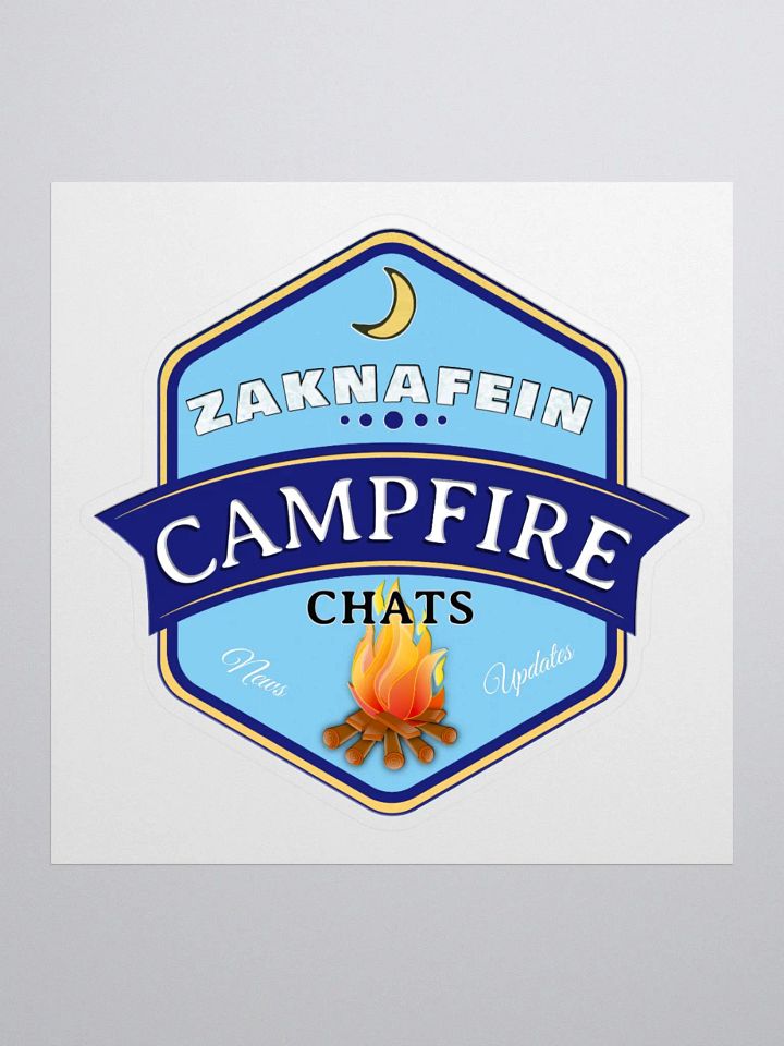 Zaknafein Camp Fire Chats Sticker product image (1)