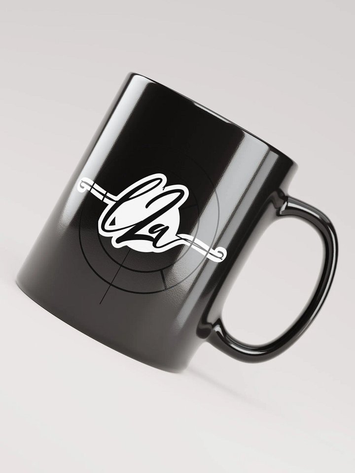 Black Glossy Lrn2aim Reticle Mug product image (2)