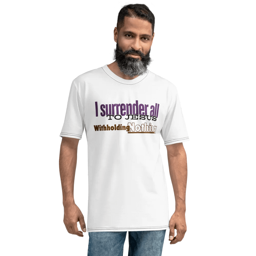 I surrender all to jesus Crew Neck T-Shirt product image (8)