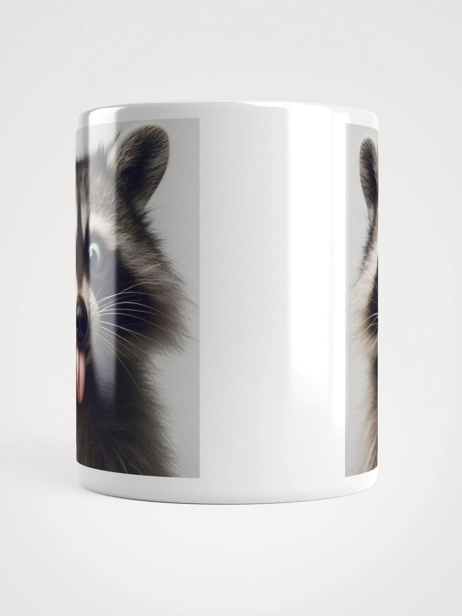 Rude Raccoon #Humorous Mug - White product image (5)