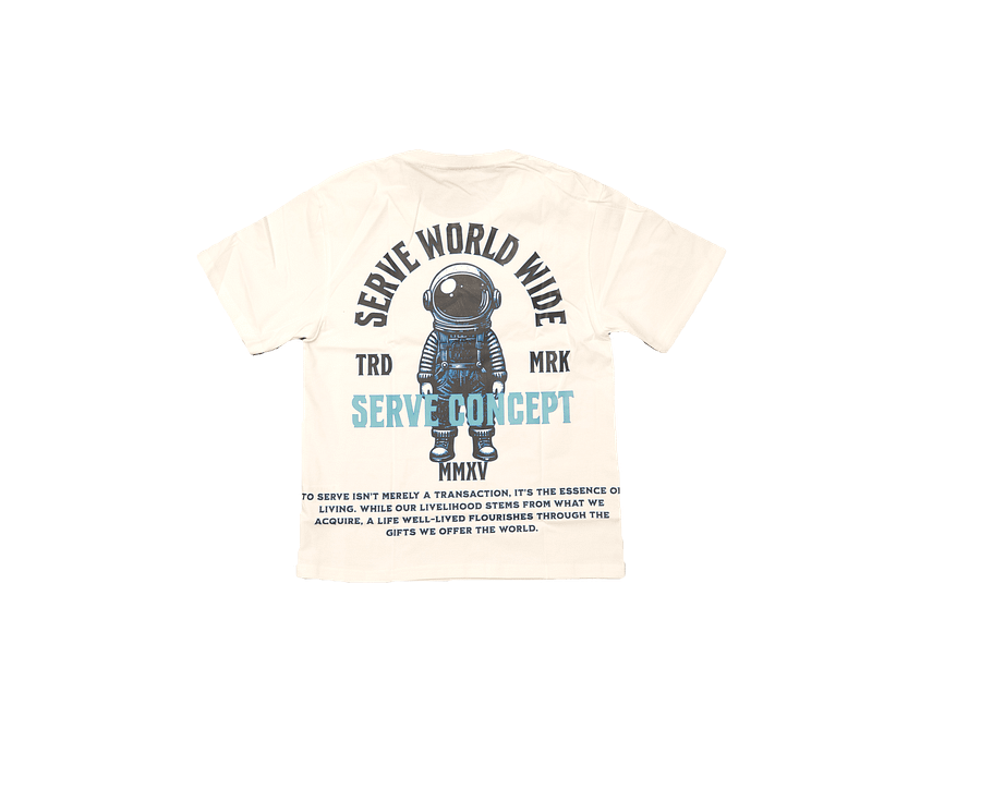 White Serve Concept t-shirt product image (6)