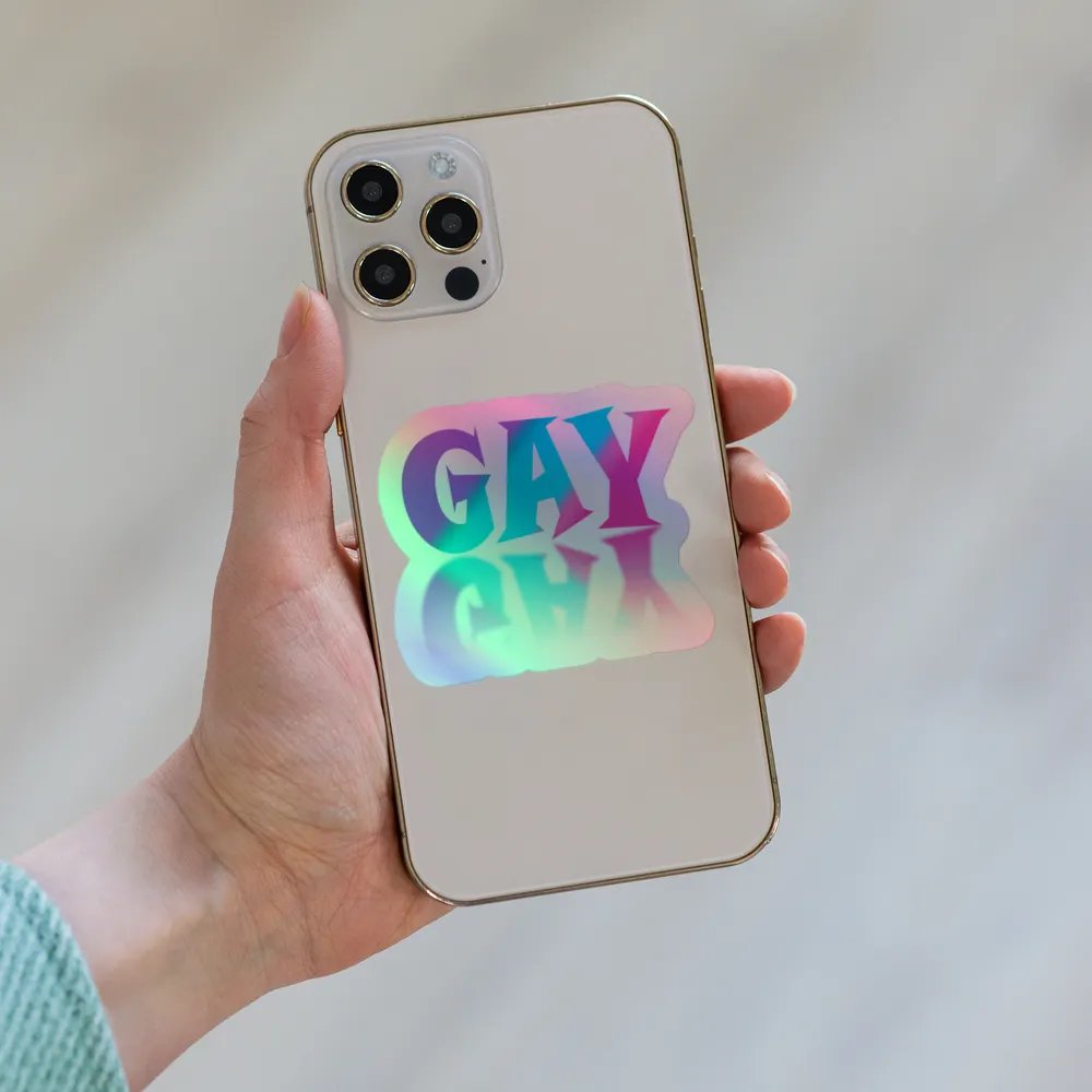 Gay Reflections (LAG Colors) Holographic Sticker product image (6)