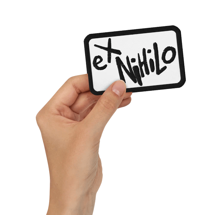 Ex Nihilo Embroidered Patch product image (2)