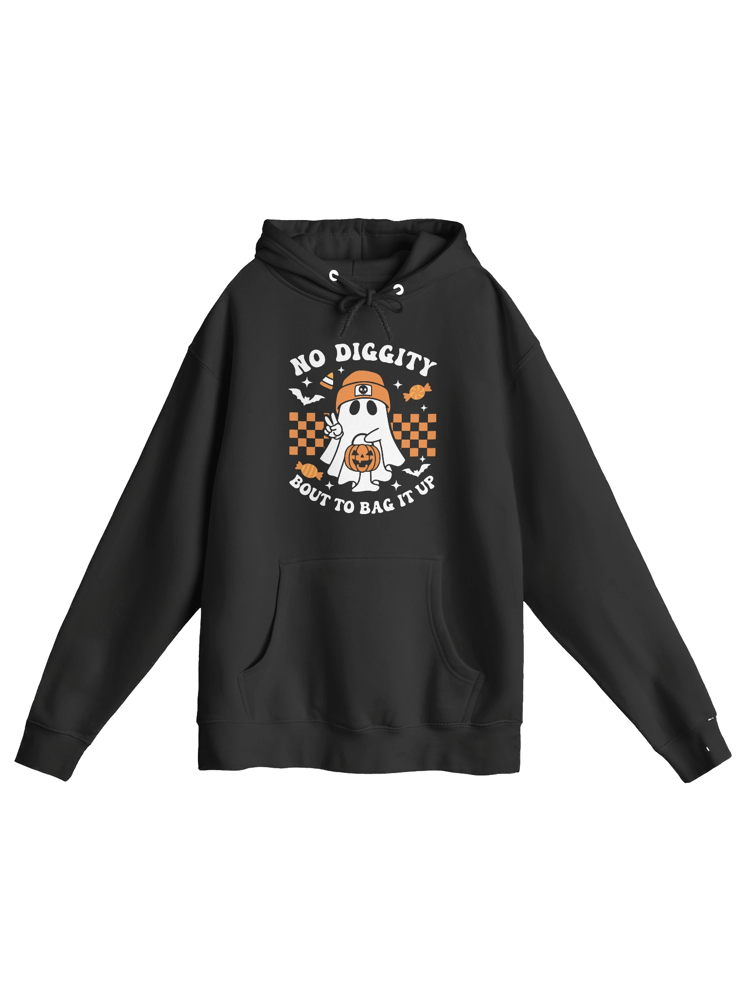 No Diggity Bout To Bag It Up, vintage halloween Hoodie product image (1)
