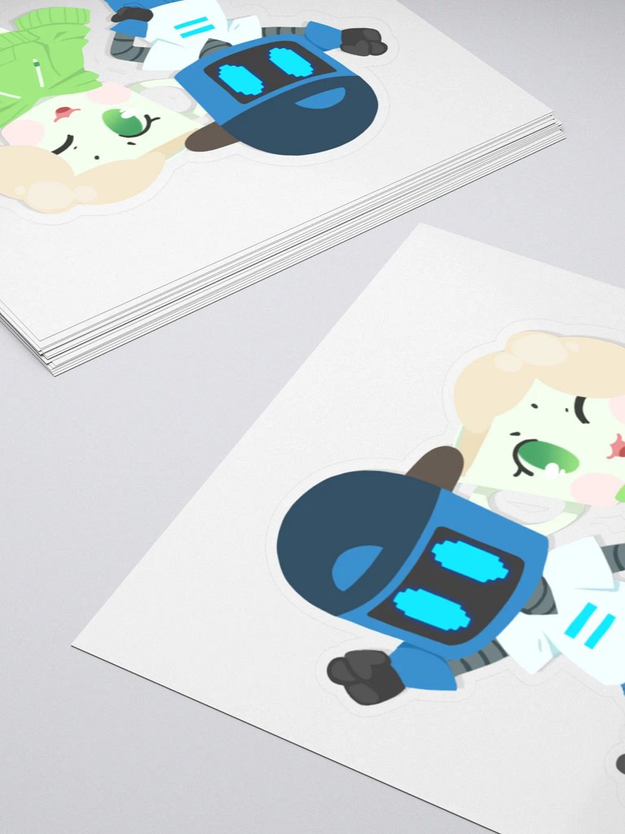Chibi Don and Meg Victory Sticker product image (4)