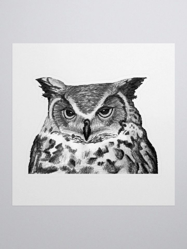 Owl Drawing Sticker product image (2)