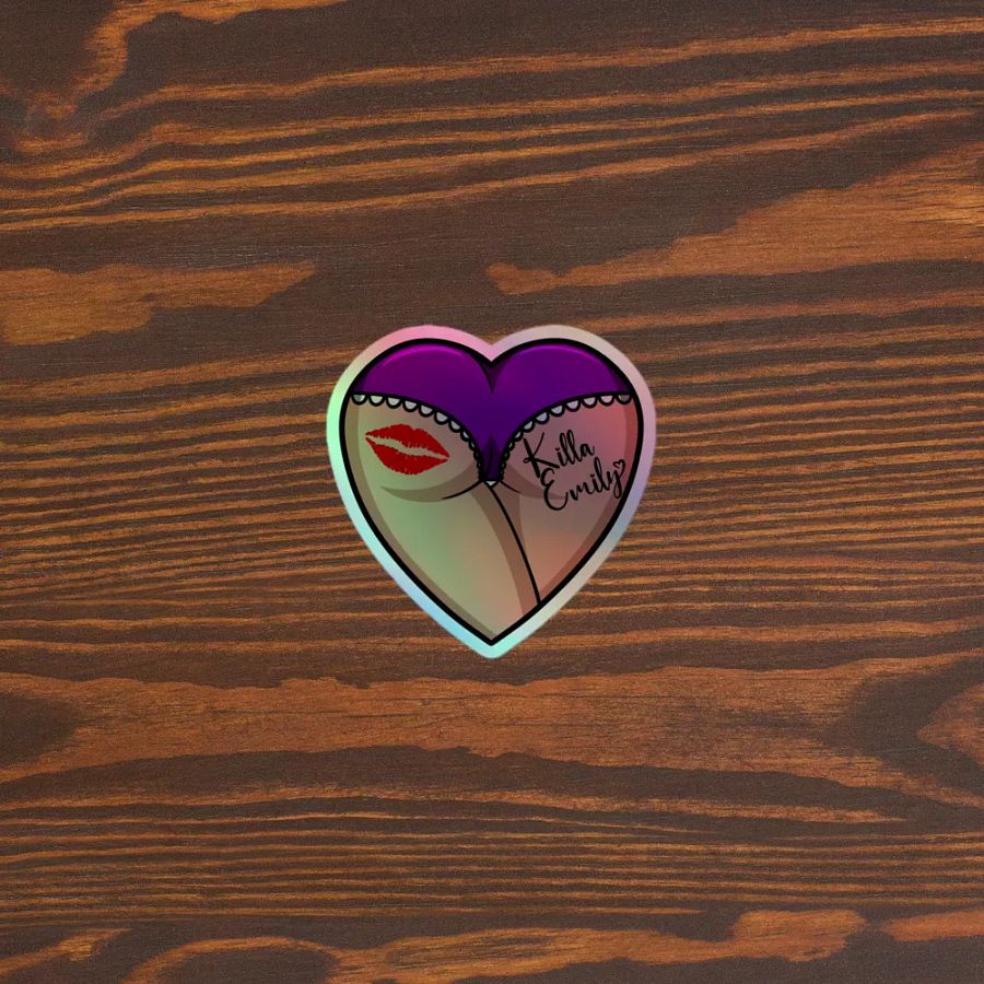 HEART BUTT STICKER product image (5)