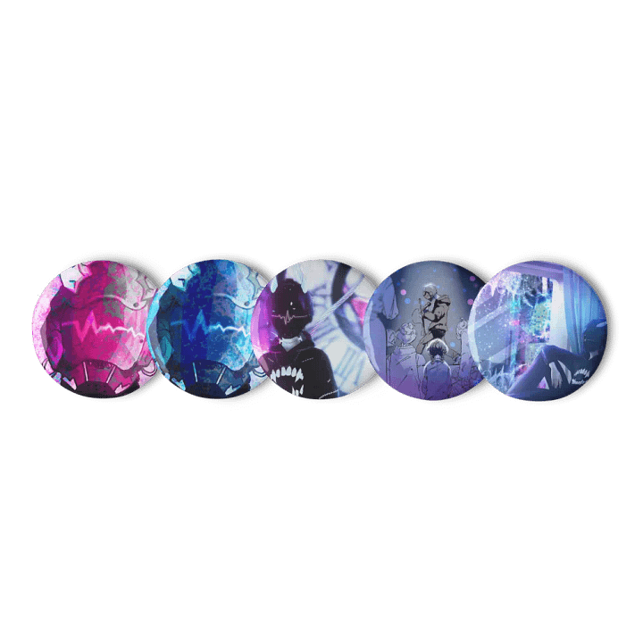 Set of 5 pins!! product image (3)