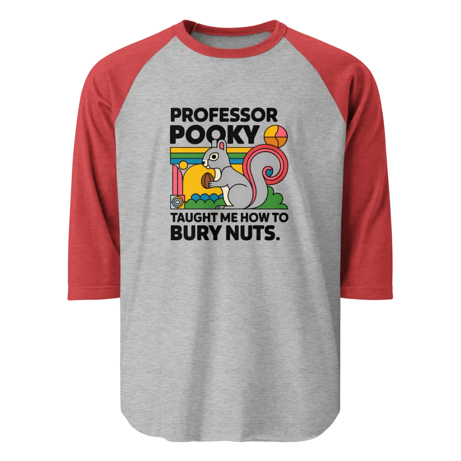 Professor Pocky's Nut-Burying Lesson Tee product image (1)