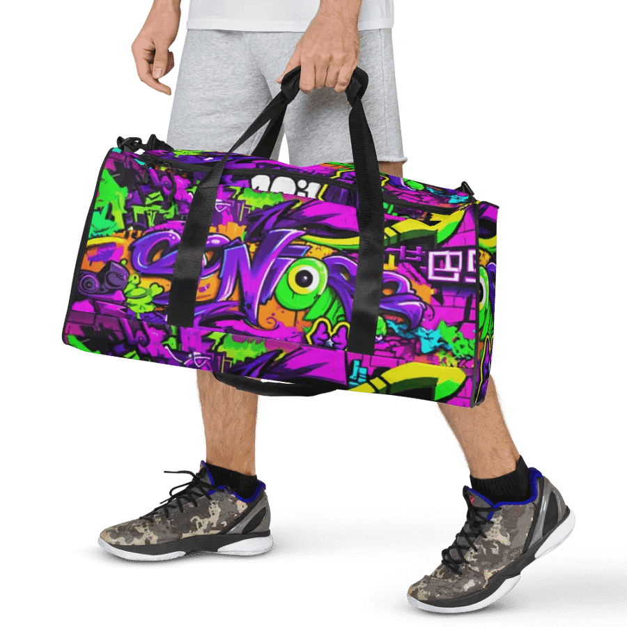 Urban Style: Graffiti Duffel Bag - The Ultimate Gym Companion product image (9)