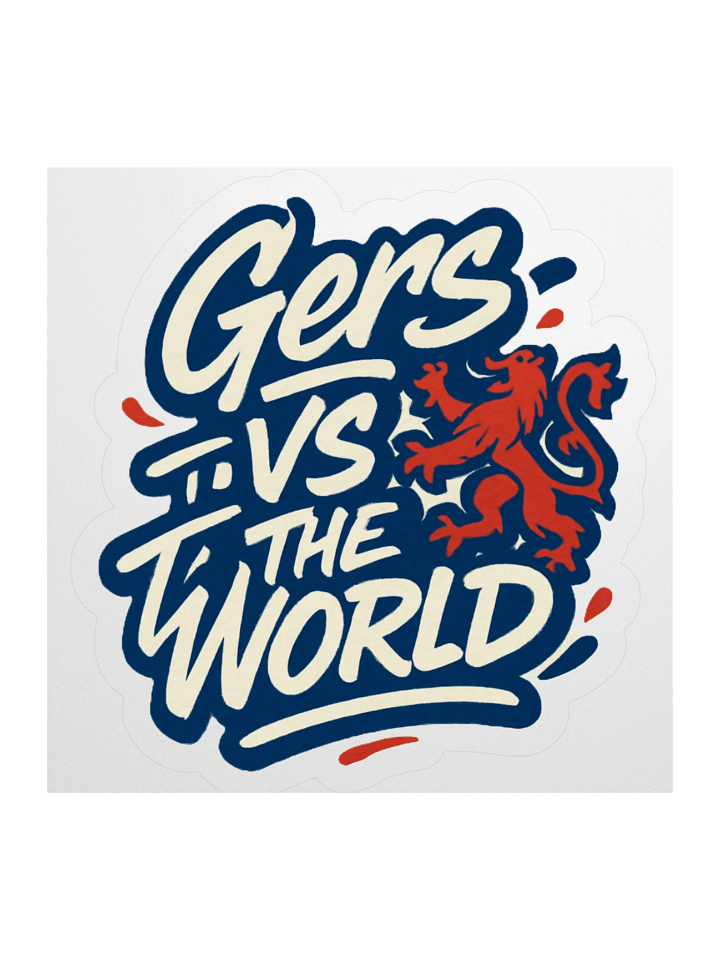 UBC "Gers Vs The World" Sticker product image (1)