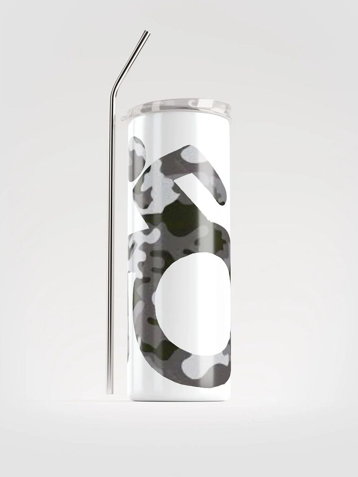 Wheelie, Dark Gray Camo SS Tumbler product image (1)