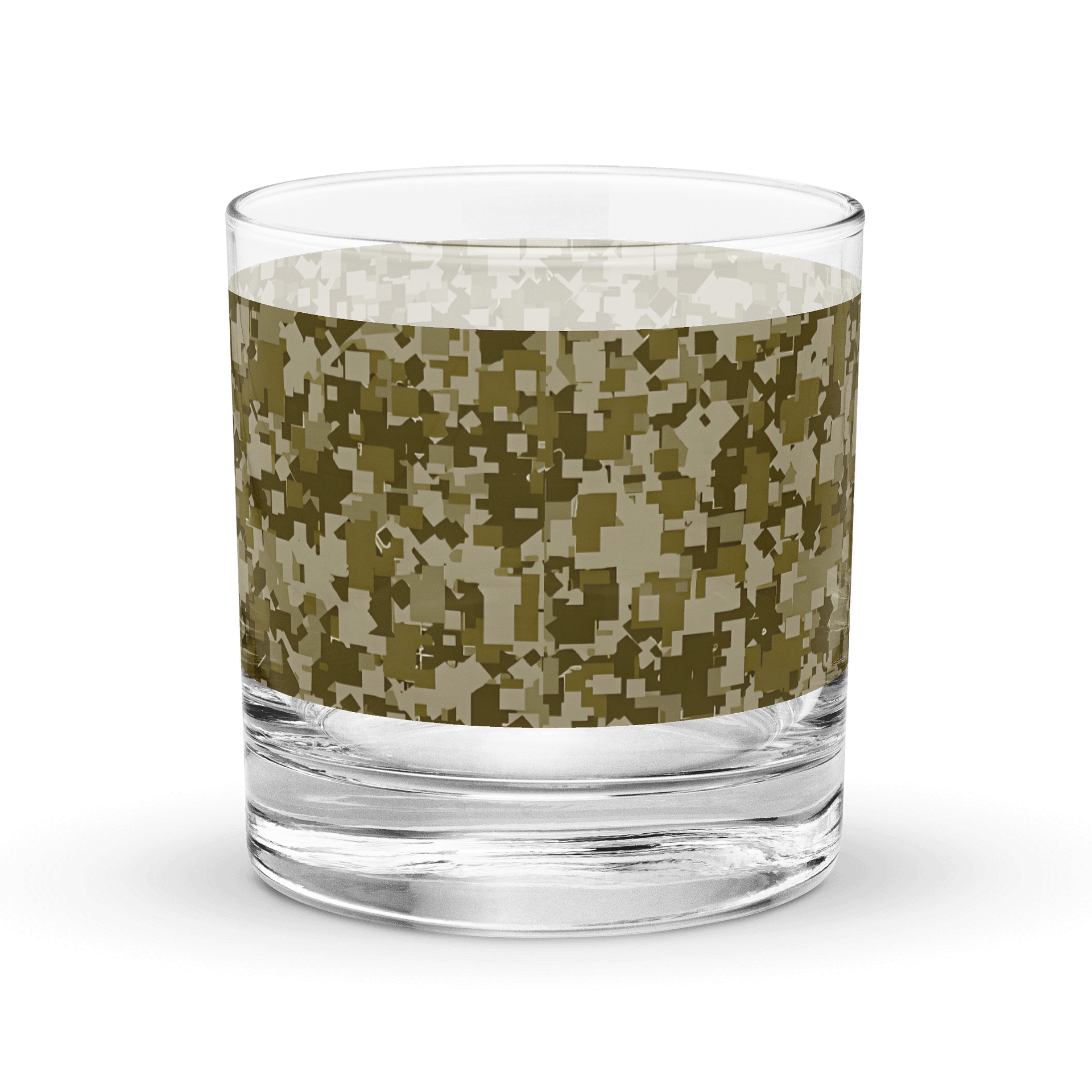 Pixelated Camo Rocks Glass product image (4)
