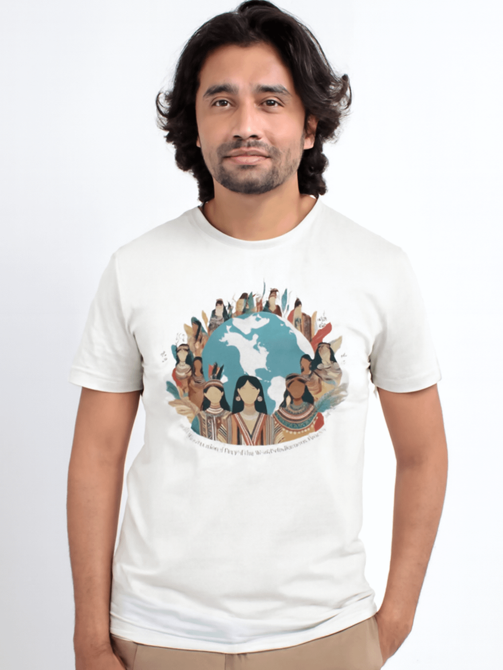 Cultural Fusion Globe T-Shirt product image (1)
