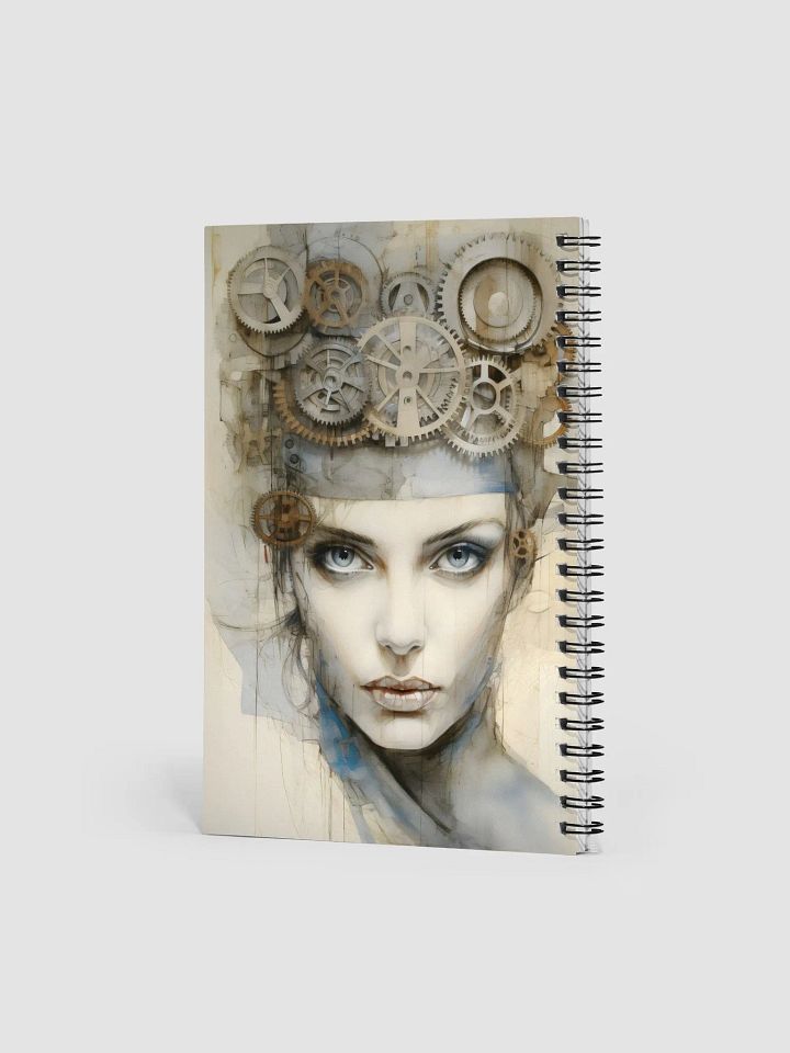 Harmony Steampunk Gears Spiral Notebook product image (2)