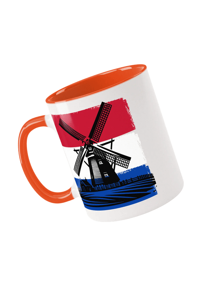 Dutch Countryside Vibes Ceramic Mug With Color Inside product image (1)