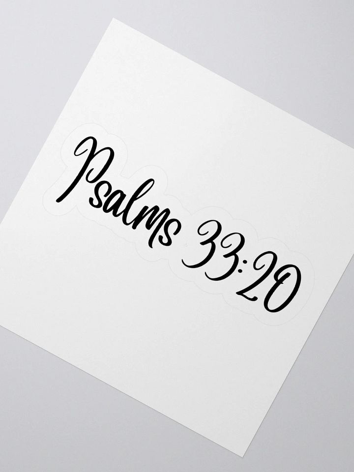 Psalms 33:20 product image (6)