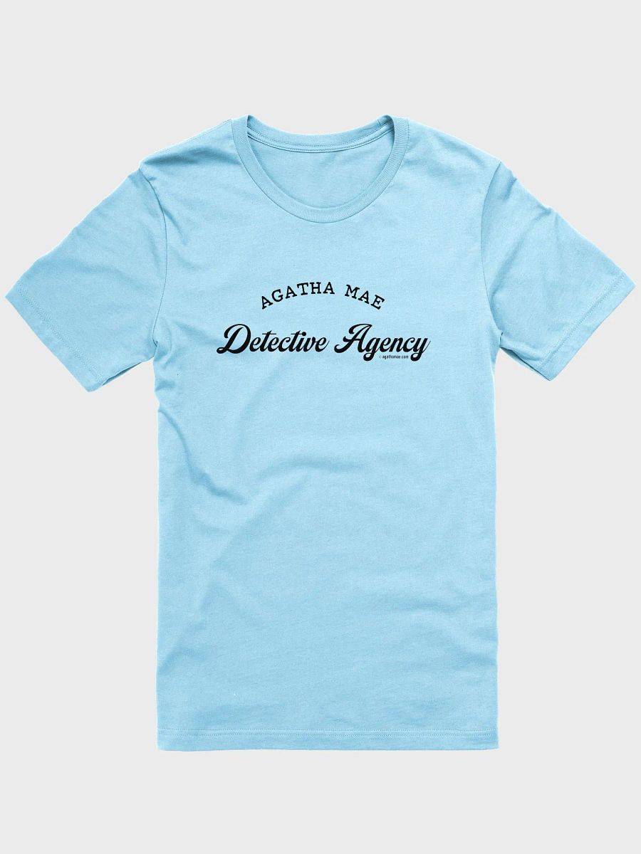 Agatha Mae Detective Agency Supersoft T-Shirt Unisex Sizing Black Text product image (9)