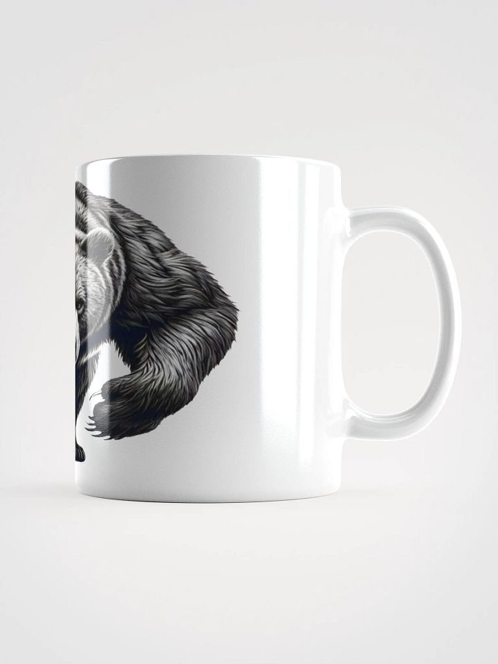 Bear Strength White Glossy Mug product image (1)