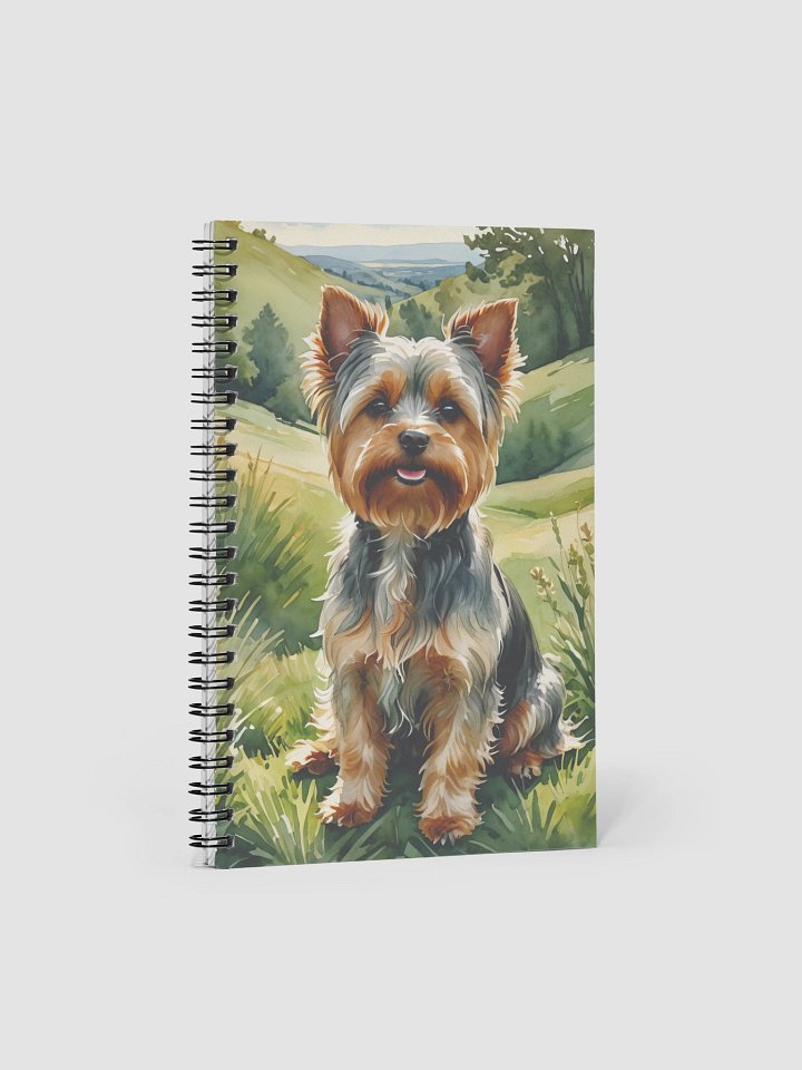Yorkie Terrier Lover Spiral Notebook With Dotted Pages product image (1)