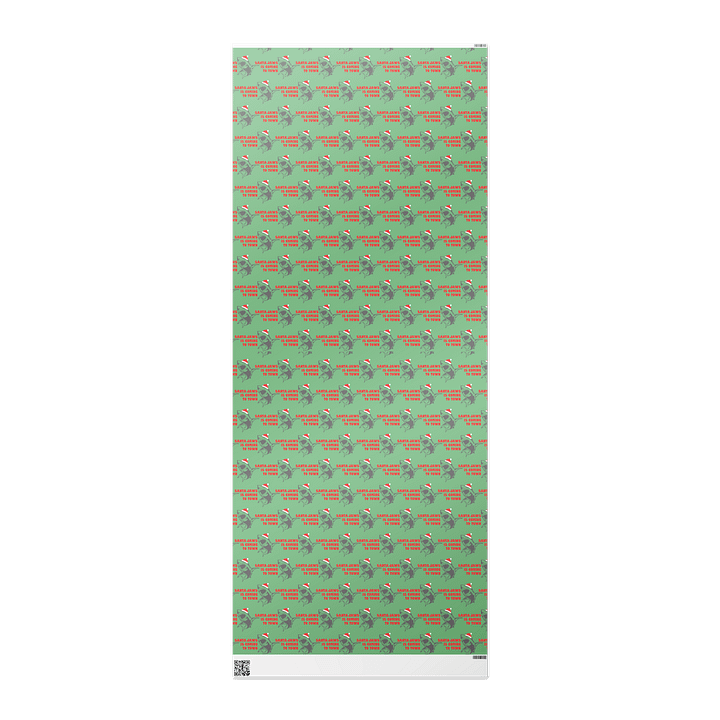 Santa Jaws Wrapping Paper product image (3)