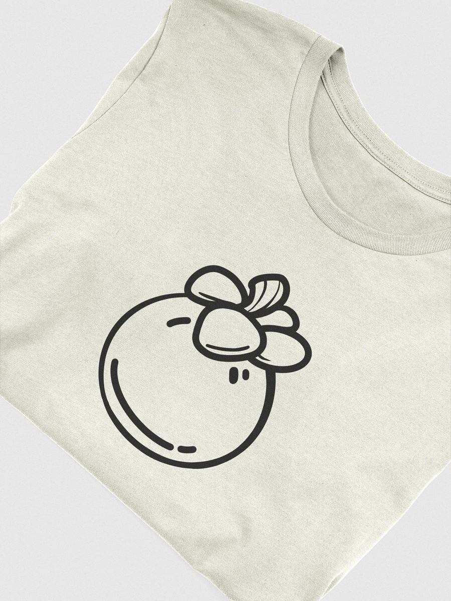 Mangosteen Fruit Shirt Black Outline Unisex Bella Canvas 3001 product image (41)