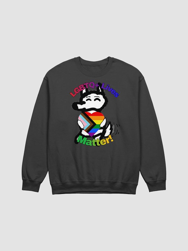 LGBTQ+ Lives Matter crewneck sweat shirt product image (1)