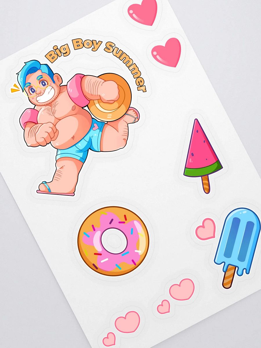 Big Boy Summer Sticker Sheet product image (2)