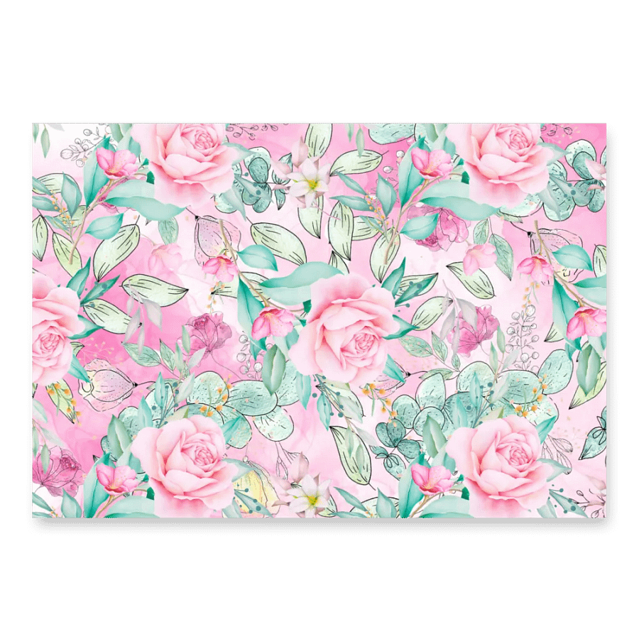 Blossom Bliss Wrapping Paper Set for moms friends nd daughter perfect gifts product image (2)