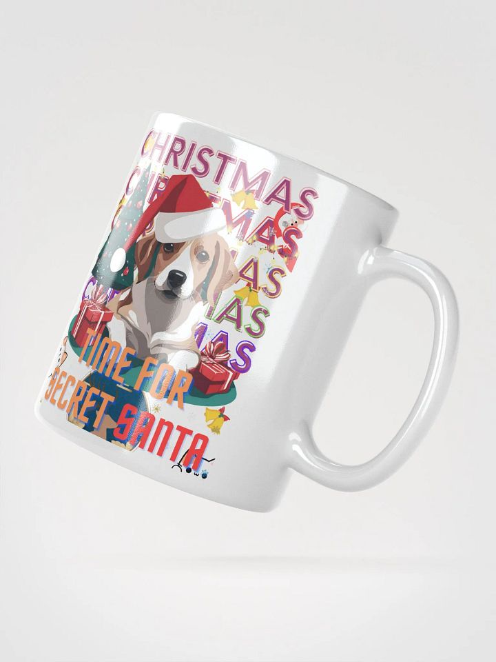 Secret Santa Paws White Glossy Mug product image (2)