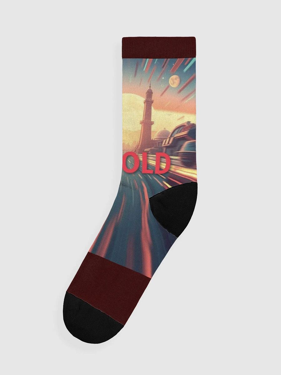 Radiant Sunburst Sustainable Crew Socks product image (4)