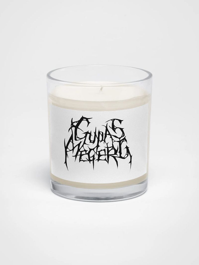 GupasMegerg Metal Logo Candle