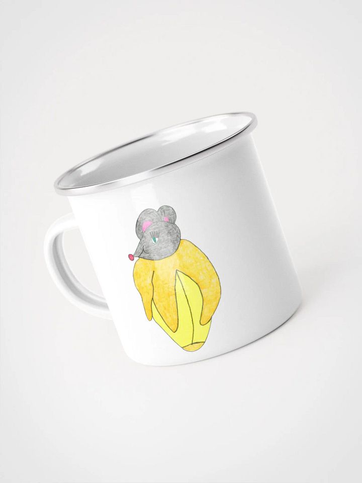 Banana mouse enamel mug product image (1)
