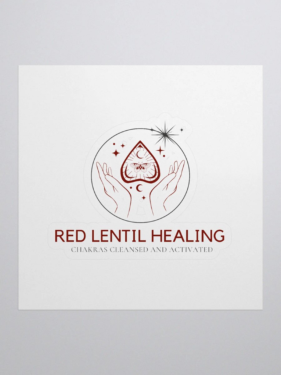 Red Lentil Cut Stickers product image (1)