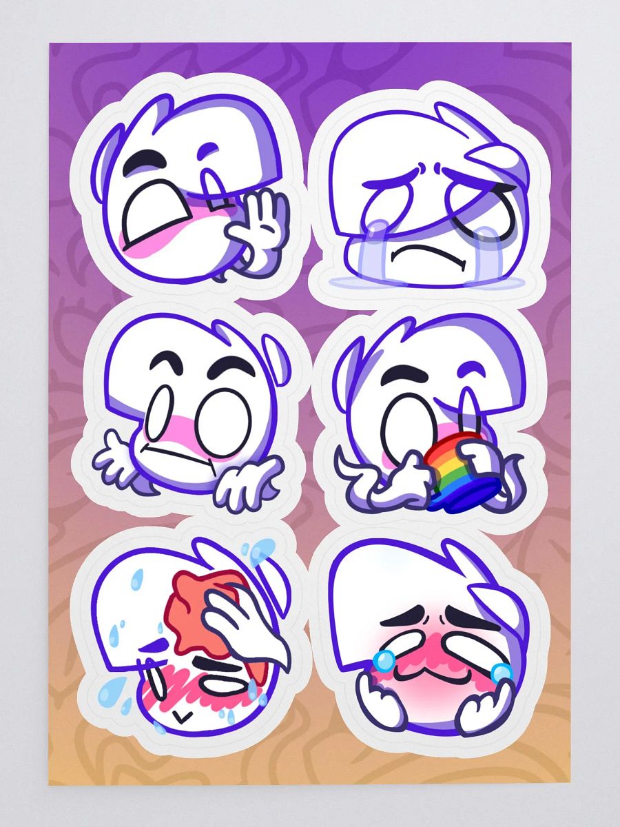 Invisoguy Emote Sticker Sheet #1 product image (3)