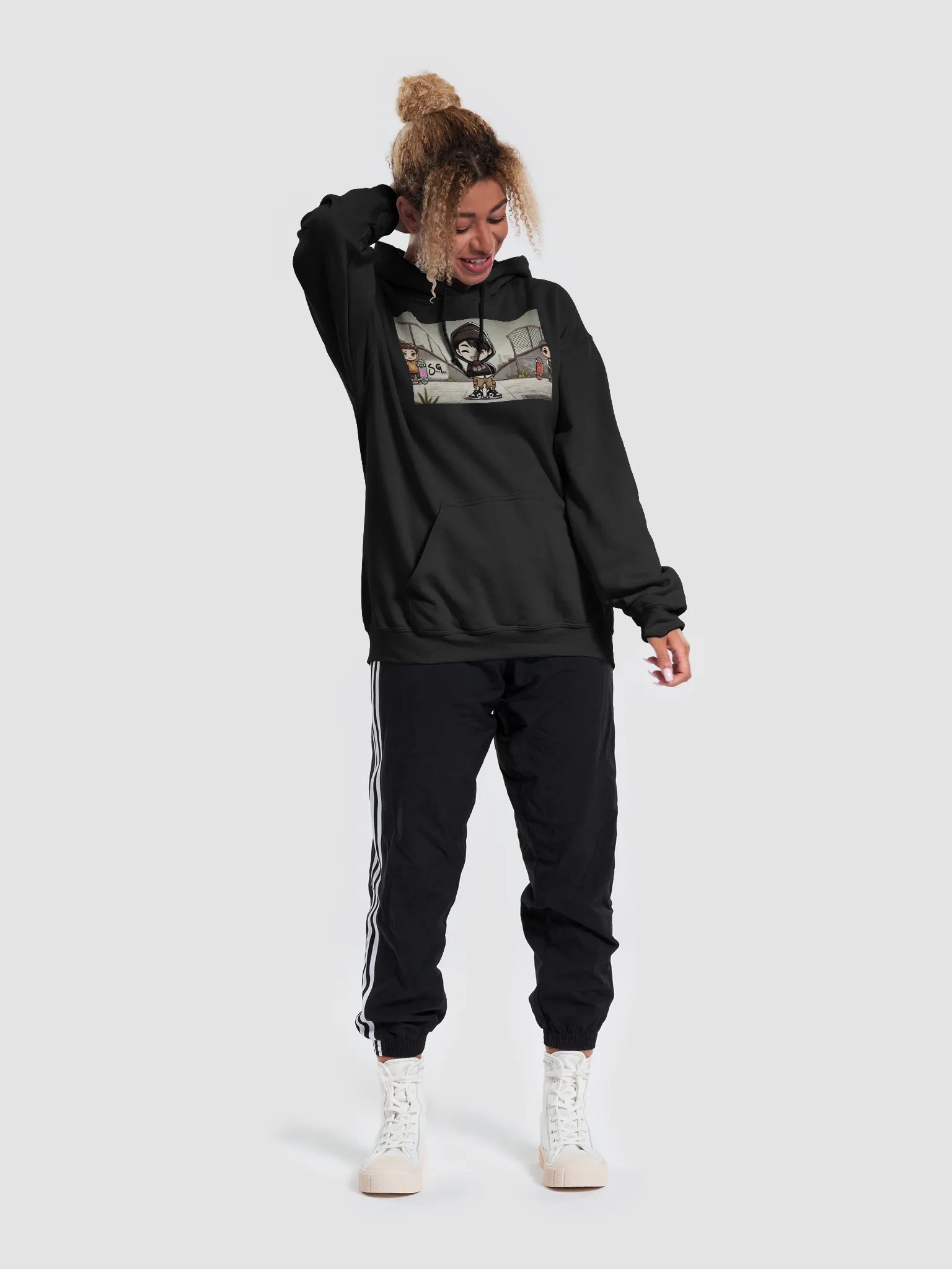 Chibi Skate Park Hoodie product image (3)