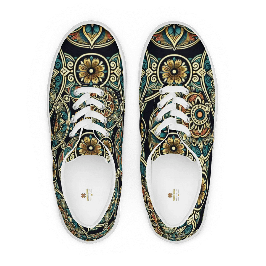 Mystic Mandala Men's Canvas Shoes product image (2)